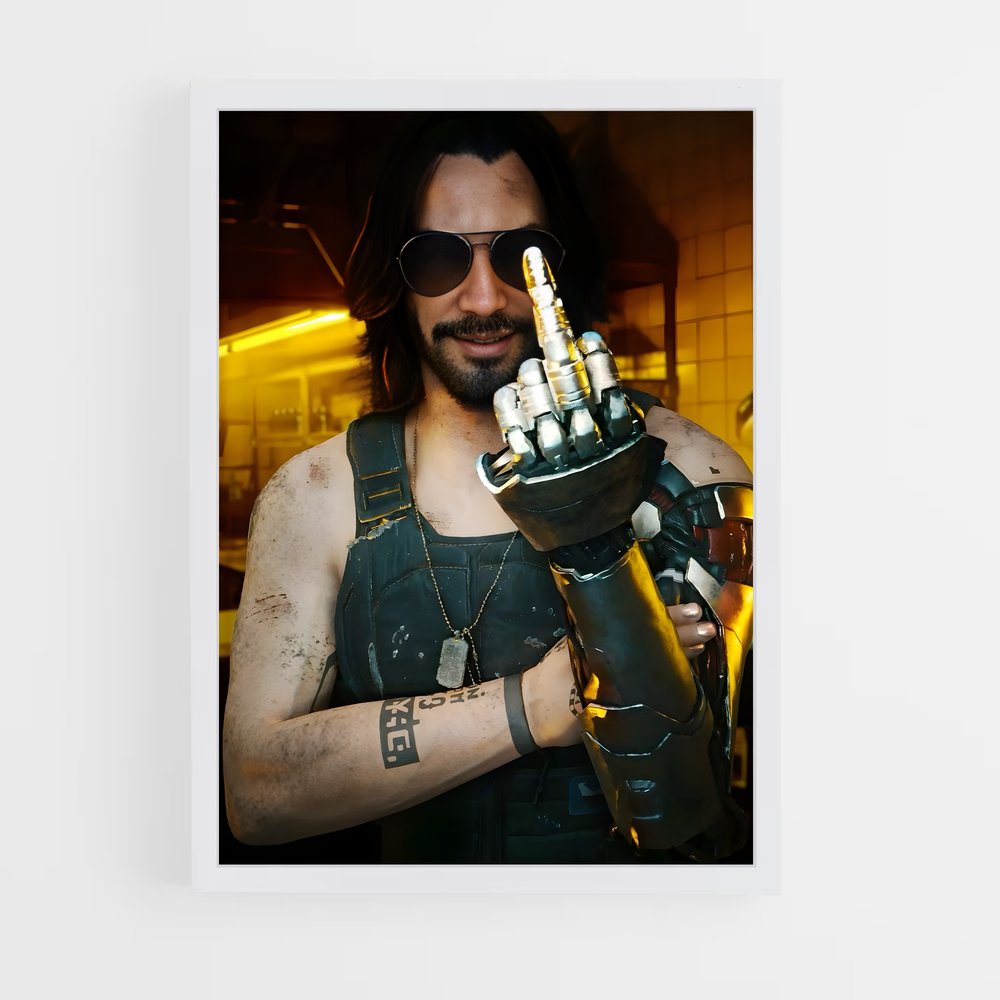 Poster Cyberpunk Rebel (vue 3)